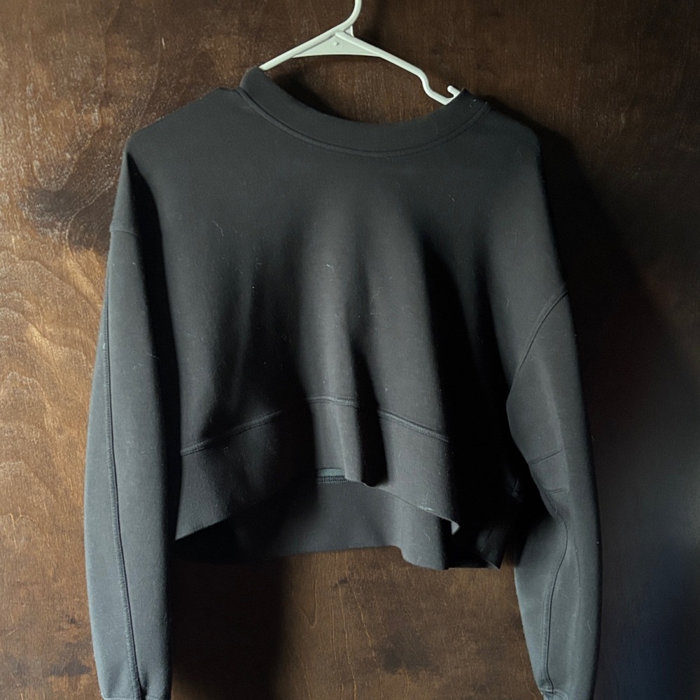 AYBL Black Cropped Hoodie